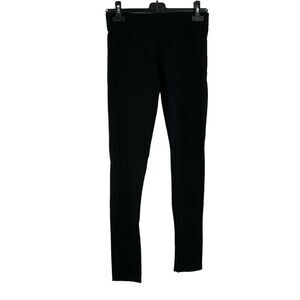 Philosophy Leggings Women's Black Structured‎ Soft Pull On Stretchy Pants Size S